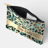 Glam Leopard Print Boss Lady Etui (Open)
