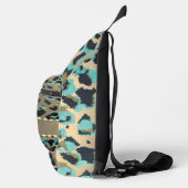 Glam Leopard Print Boss Lady Print gesneden naaiza Sling Bag (Rechts)