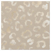 Glam Leopard Spot Pattern Safari Gold ID1154 Stof (Close Up)