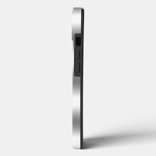 Glam Leopard Spots Metallic Silver Green Name Case-Mate iPhone Case (Achterkant / Links)