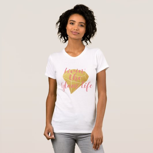 Glam Life Gem T-shirt (Voorkant volledig)