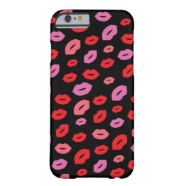 Glam Lip Print Beauty Pink/Red/Black iPhone 13 Hoesje
