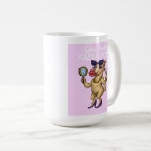 Glam Llama - Fabulous van hoofd tot hoef Koffiemok (Voorkant rechts)