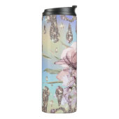 *~* Glam Luxe Girly Drip Rainbow GLITTER Hologram Thermosbeker (Gedraaid links)