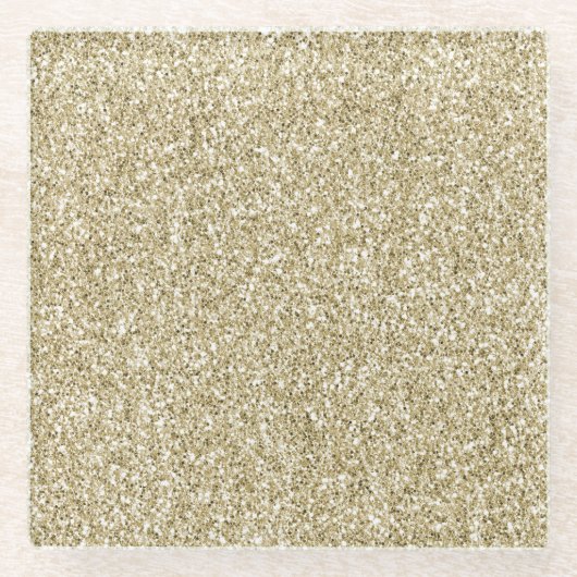 Glam Luxe Glitter       Glazen Onderzetter (Voorkant)