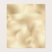 Glam Luxe Gold Glitter Peace Kaart (Binnenkant ongevouwen)