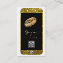 Glam Luxe QR Logo Fotoceltelefonie diamant Visitekaartje