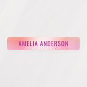 Glam Luxury Roos Gold Waterproof Naam Labels (Design 1)