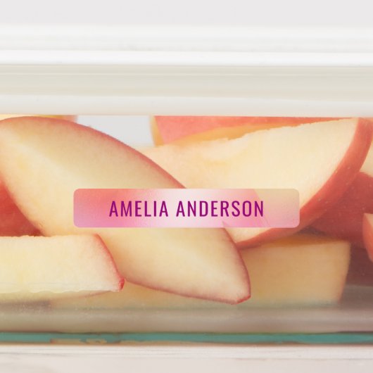 Glam Luxury Roos Gold Waterproof Naam Labels (Aangebracht)