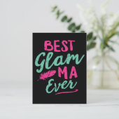 Glam-Ma Grandma Moederdag Briefkaart (Staand voorkant)