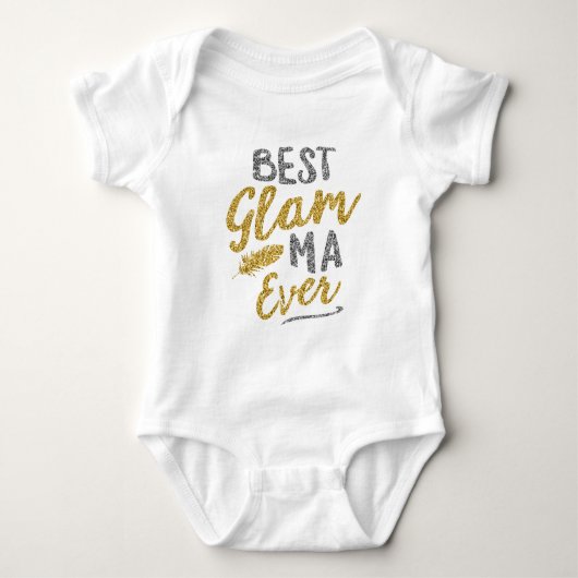 Glam-Ma Grandma Moederdag Romper (Voorkant)
