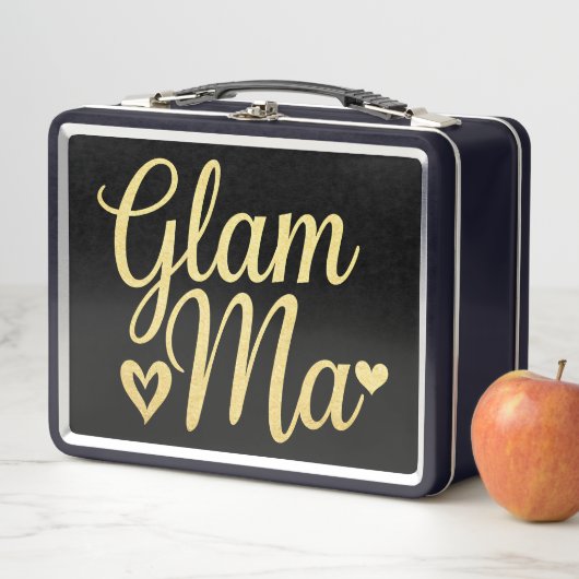 Glam Ma Hart Goud Moeder Oma Moederdag (In situ)