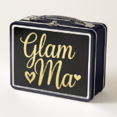 Glam Ma Hart Goud Moeder Oma Moederdag (Voorkant)