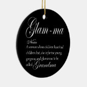 GLAM MA oma-definitie Keramisch Ornament (Rechts)