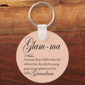 GLAM MA oma-definitie Sleutelhanger (Voorkant)