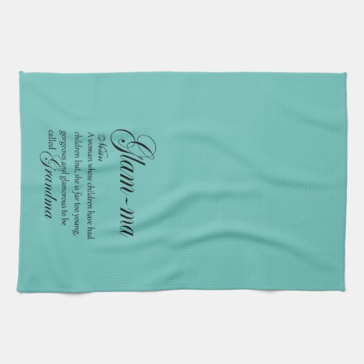 GLAM MA oma-definitie Theedoek (Horizontaal)