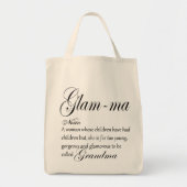 GLAM MA oma-definitie Tote Bag (Voorkant)