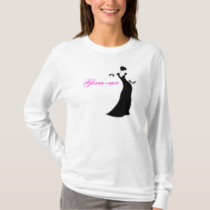 Glam-Ma Proud New Grandmoeder Chic Glamoureus T-shirt