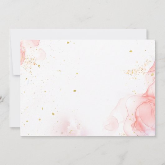 Glam Make-up Girl Verjaardag Roze Spa Party Foto Kaart (Achterkant)