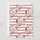 Glam Make-up Verjaardagsfeestje Blush Roze Spa Par Kaart (Achterkant)