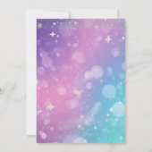 Glam Makeup Birthday Party Blush Pink Spa Party Kaart (Achterkant)