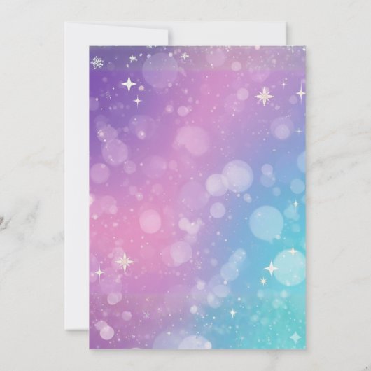 Glam Makeup Birthday Party Blush Pink Spa Party Kaart (Achterkant)