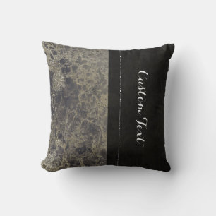 Glam Marble Granite Shimmer Elegant Designer Style Kussen