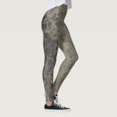 Glam Marble Granite Shimmer Elegant Designer Style Leggings (Rechts)