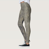 Glam Marble Granite Shimmer Elegant Designer Style Leggings (Links)