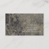 Glam Marble Granite Shimmer Elegant Designer Style Visitekaartje (Achterkant)