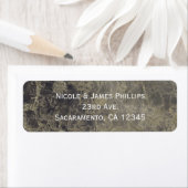 Glam marmer graniet glans glitter modern trendy etiket (Insitu)