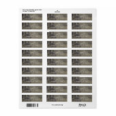 Glam marmeren graniet glans glitter modern trendy etiket (Full Sheet)