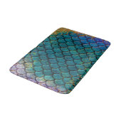 Glam Mermaid Fish Scales Blauwgroen Paars Gold Spa Badmat (Gekanteld)