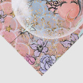 Glam Mermaid Girls Baby shower Birthday Party Tissuepapier (Detail)