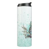 *~* Glam Mermaid Glitter Girly Zee Thermosbeker (Gedraaid links)