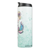 *~* Glam Mermaid Glitter Zee Thermosbeker (Geroteerd rechts)