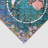 Glam Mermaid is 'n jongen Baby shower-feest Tissuepapier (Detail)
