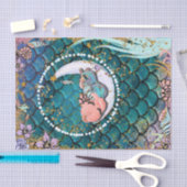 Glam Mermaid is 'n jongen Baby shower-feest Tissuepapier (Craft)