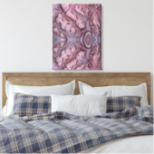 Glam Metal II Stretched Canvas Print (Insitu (Slaapkamer))