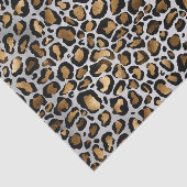 Glam Metallic Large Leopard Print Tissuepapier (Detail)