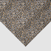Glam Metallic Small Leopard Print Tissuepapier (Detail)