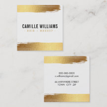 GLAM MINIMALIST luxe faux gouden folie penseelstre