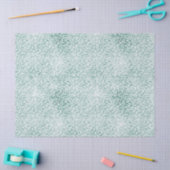 Glam Mint Witte Luipaard Print Tissuepapier (Craft)