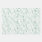 Glam Mint Zebra Print Inpakpapier Vel (Voorkant 2)