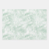 Glam Mint Zebra Print Inpakpapier Vel (Voorkant)