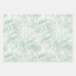 Glam Mint Zebra Print Inpakpapier Vel