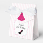 Glam Mode Diva Birthday Party Guest Favor Bedankdoosjes (Voorkant Zijde)