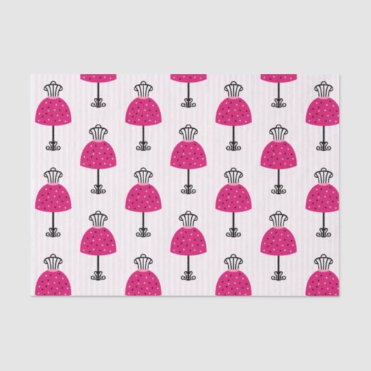 Glam Mode Diva Birthday Party Tissuepapier (Voorkant)