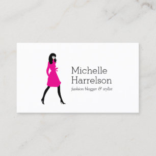 Glam Mode Girl Style Blogger Visitekaartje
