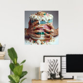 Glam mode luxe lifestyle foto poster (Thuiskantoor)